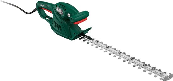 Parkside Elektrische Heggenschaar - Toerental: 3400 tpm - Takdikte: max. 12 mm - Vermogen: 450 W - Elektromotor van 450 W met metalen aandrijving - Veiligheidsschakelaar met tweehandsbediening - Elektrisch remsysteem van Merkloos	 — afbeelding 3
