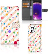 GSM Hoesje OPPO Find X5 Pro Flip Cover Dots