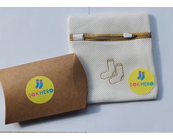 Sokhero - Waszak Sokken Wassen - Wasmachine Organizer Stevige Kwaliteit - Sokken Opbergsysteem - Baby Sokjes Wasnet