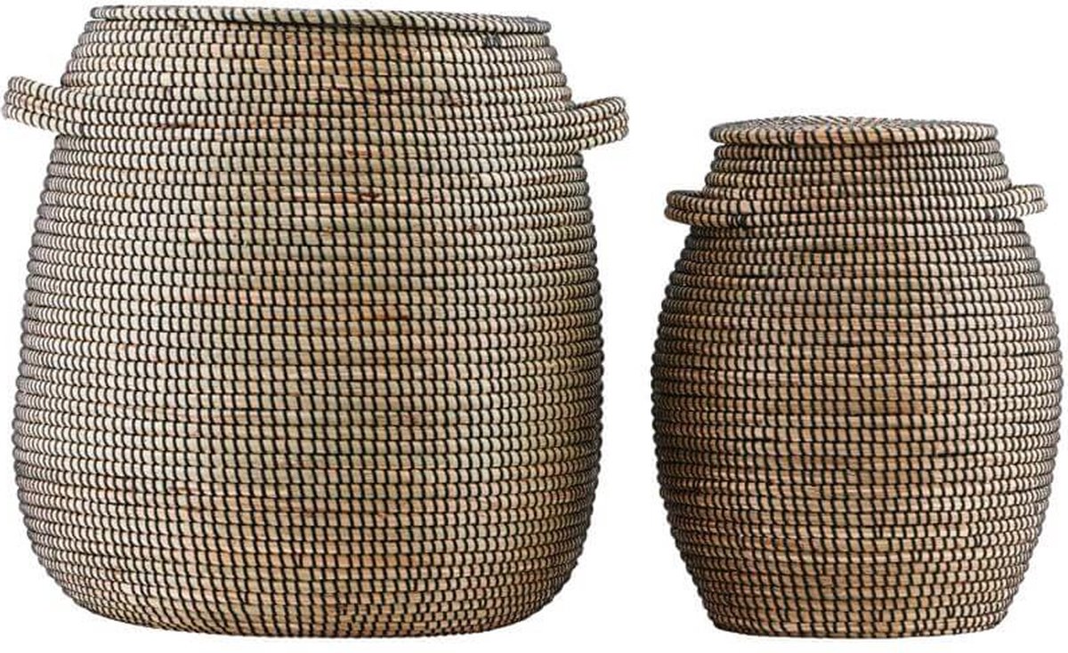 Manden Set gevlochten Effect - zeegras