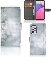 Flip case Geschikt voor Samsung Galaxy A33 5G Smartphone Hoesje Painting Grey