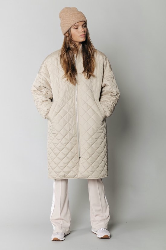 Kaal Standaard aanklager Colourful Rebel Hunter Quilted Jas Beige Dames - Polyester - XS | bol.com
