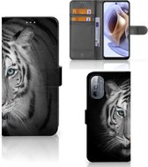 Motorola Moto G31 | G41 Telefoonhoesje met Pasjes Tijger