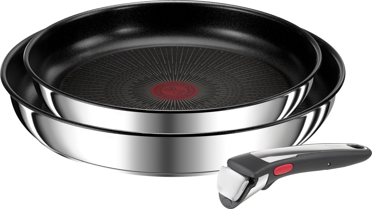 Tefal Ingenio Preference ON 3-delige set (koekenpan 24 28 cm + handgreep) inductie