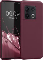 kwmobile telefoonhoesje geschikt voor OnePlus 10 Pro 5G - Hoesje voor smartphone - Back cover in wijnrood