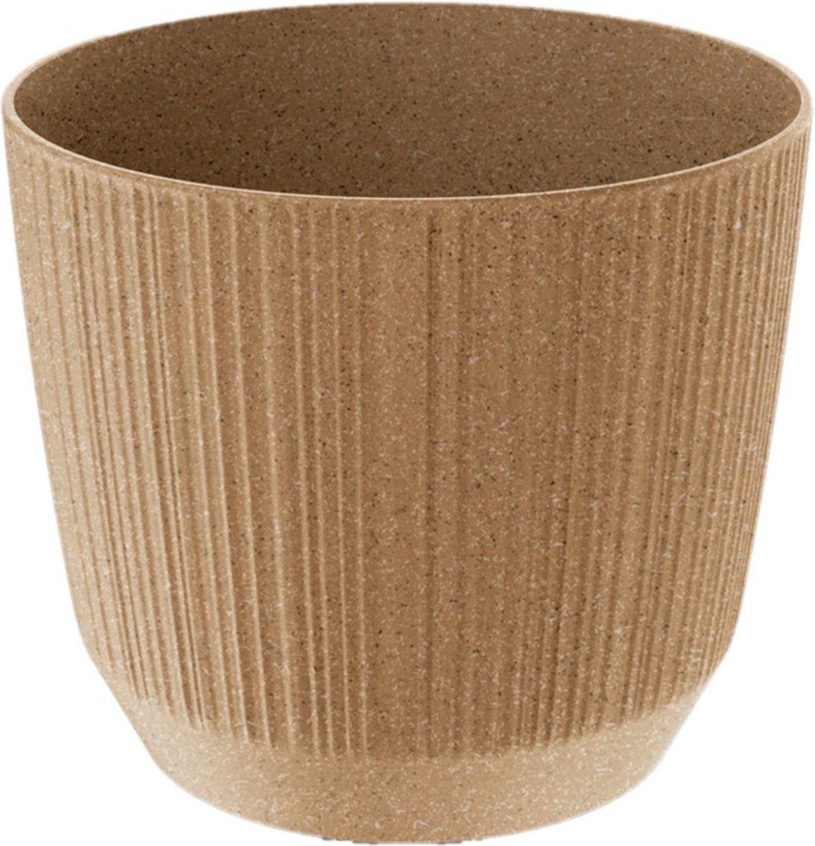 Prosperplast Plantenpot Eco - stripe - beige - kunststof - D20xH17 cm - voor binnen/buiten