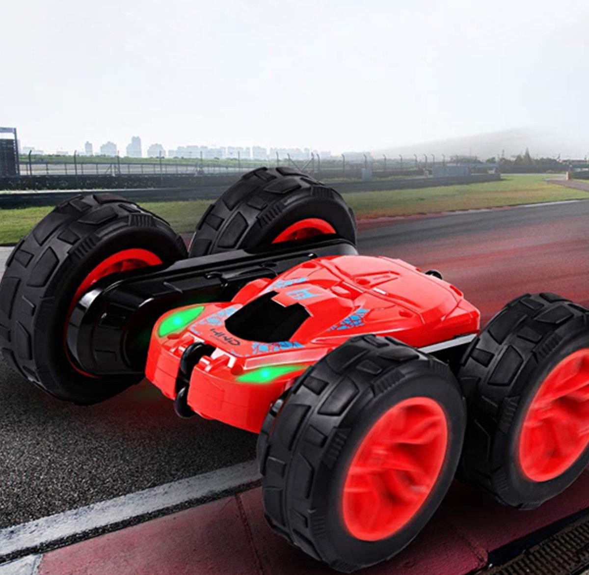 HyperWheels - Bestuurbare Auto voor Jongens - Speelgoed Stuntauto voor Binnen of Buiten - Rood met Zwart - incl. 2 accu's — afbeelding 11