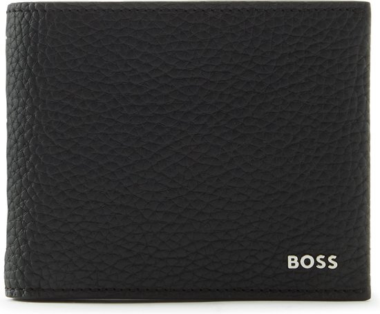 Hugo Boss BOSS Heren Billfold Portemonnee Leer - zwart | bol.com