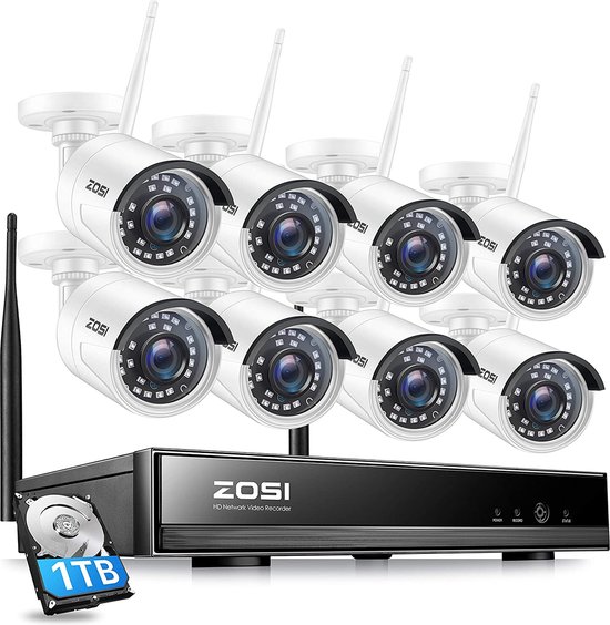Wi-Fi dual audio de 2 vías sistea de cáara de seguridad Hiseeu WiFi