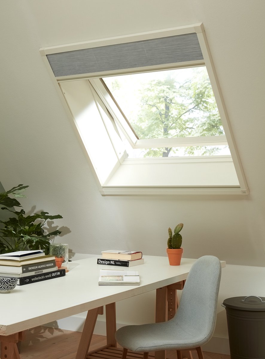 Bruynzeel Duo-plissé s500 81x101 wit