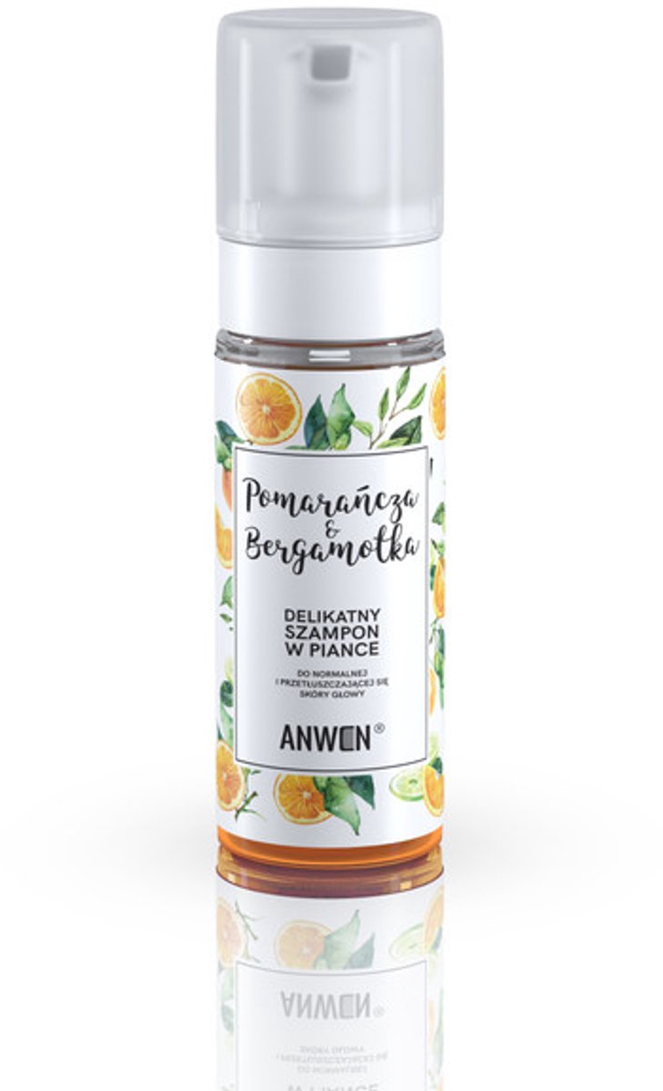 Anwen - Foam Shampoo For Normal And Oily Scalp Orange & Bergamot 170Mlfoam