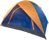 Tent 2 persoons koepeltent blauw met oranje 200x200x130cm- Iglo Tent