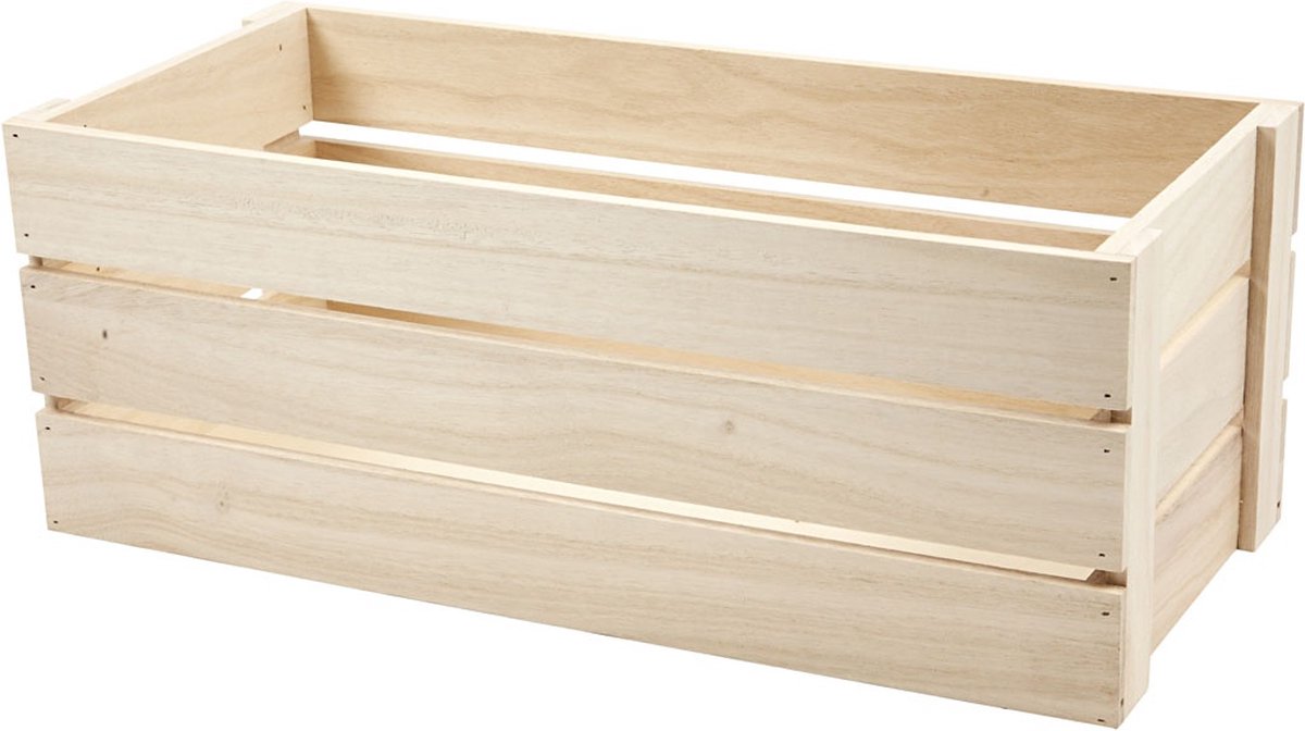 Creotime Appelkistje 45 X 20 X 17 Cm Blank