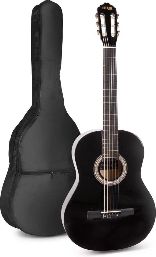 gitaar voor beginners - MAX SoloArt klassieke gitaar Spaanse met... bol.com