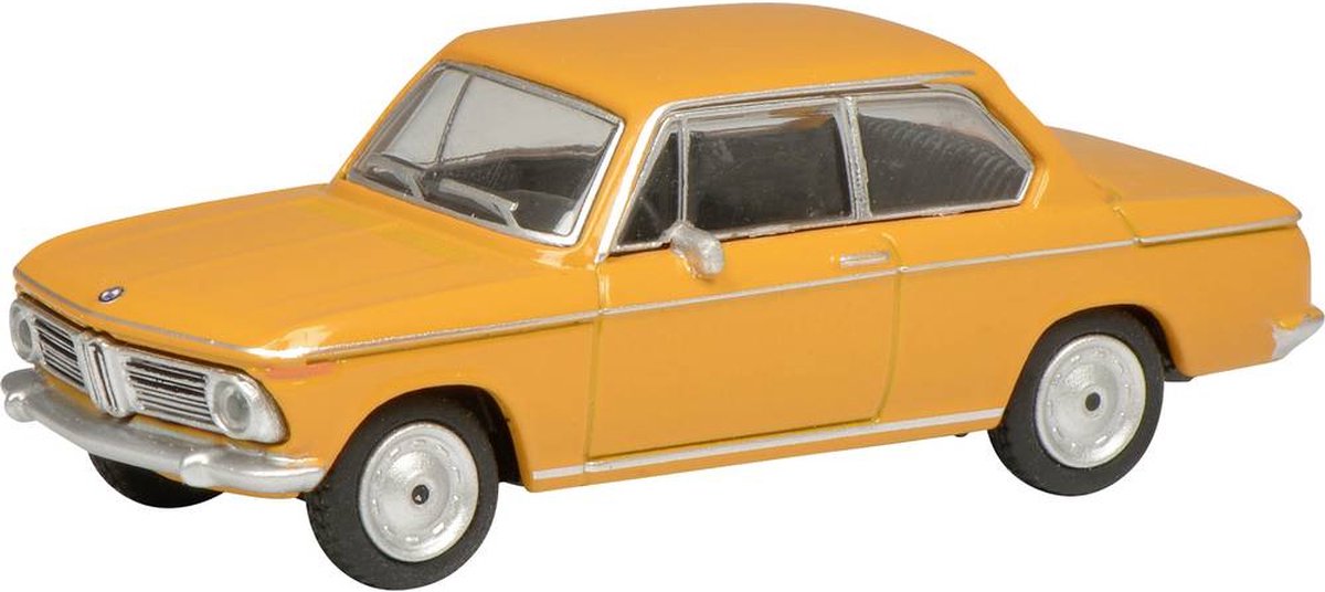 Schuco BMW 2002 Modellauto 1:64 – Orange, Detailgetreuer Sammler-Klassiker