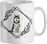 Mok Siberian Husky 5.5| Hond| Hondenliefhebber | Cadeau| Cadeau voor hem| cadeau voor haar | Beker 31 CL