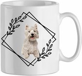 Mok West Highland Terrier 1.4| Hond| Hondenliefhebber | Cadeau| Cadeau voor hem| cadeau voor haar | Beker 31 CL