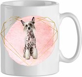 Mok chinese crested 1.3| Hond| Hondenliefhebber | Cadeau| Cadeau voor hem| cadeau voor haar | Beker 31 CL