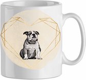 Mok Engelse bulldog 4.5| Hond| Hondenliefhebber | Cadeau| Cadeau voor hem| cadeau voor haar | Beker 31 CL