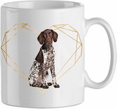 Mok pointer korthaar 7.5| Hond| Hondenliefhebber | Cadeau| Cadeau voor hem| cadeau voor haar | Beker 31 CL
