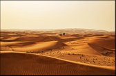 Walljar - Dubai Desert - Muurdecoratie - Poster met lijst
