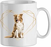 Mok Border collie 3.4| Hond| Hondenliefhebber | Cadeau| Cadeau voor hem| cadeau voor haar | Beker 31 CL
