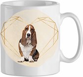 Mok Basset 4.1| Hond| Hondenliefhebber | Cadeau| Cadeau voor hem| cadeau voor haar | Beker 31 CL