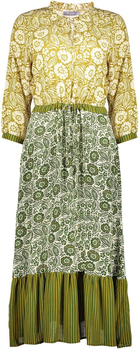 Geisha jurk groen 87102 new arrivals
