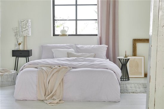 Walra Dekbedovertrek Vintage Cotton - 140x220 - 100% Katoen - Lila van Walra — afbeelding 5