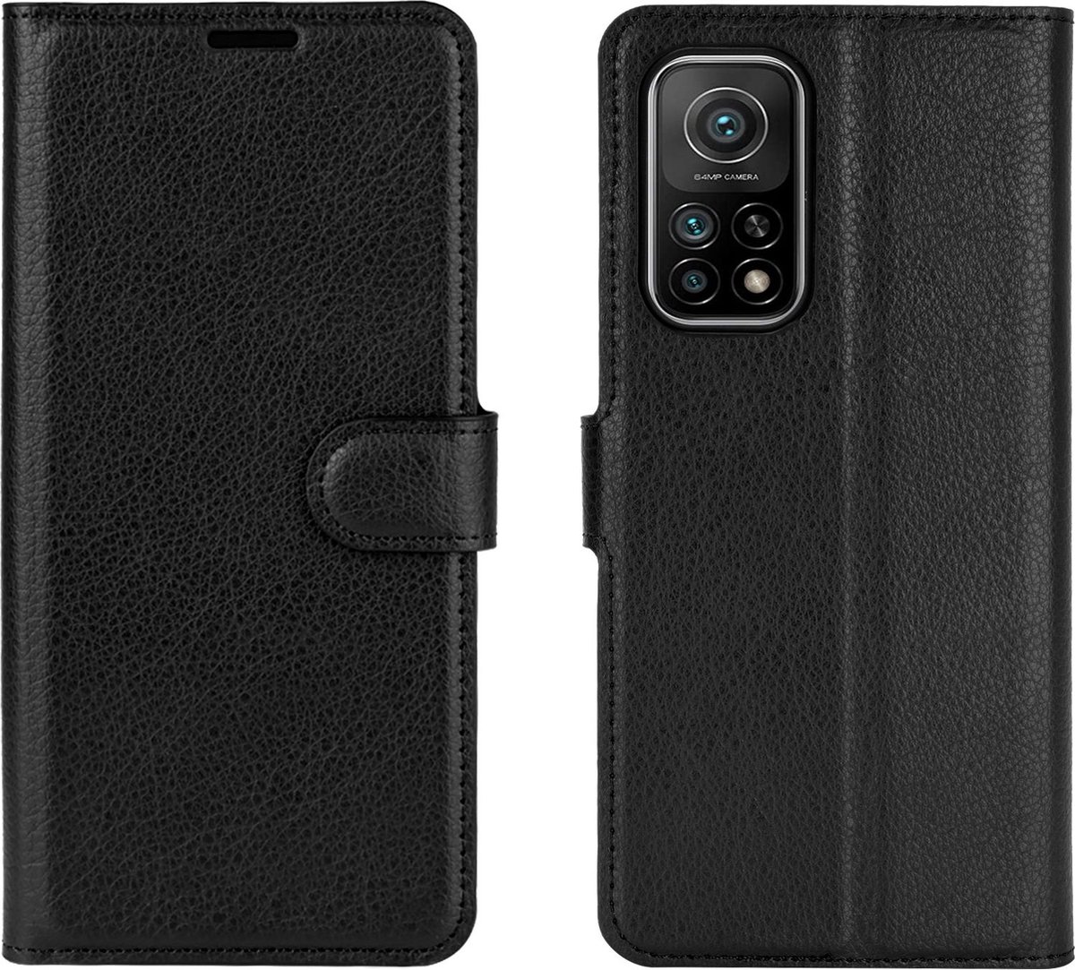 Mobigear Telefoonhoesje geschikt voor Xiaomi Mi 10T Hoesje | Mobigear Classic Bookcase Portemonnee | Pasjeshouder voor 3 Pasjes | Telefoonhoesje voor Pinpas / OV Kaart / Rijbewijs - Zwart