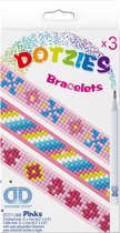 Bracelets Dotzies 3 pièces: Roses