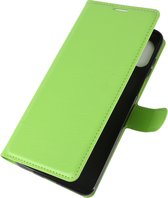 Motorola Moto G 5G Plus Hoesje - Mobigear - Classic Serie - Kunstlederen Bookcase - Groen - Hoesje Geschikt Voor Motorola Moto G 5G Plus