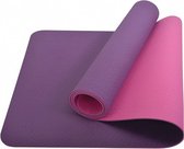 yogamat Bicolor 180 x 61 cm paars/roze