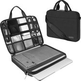 Laptop Tas ,zakelijke tas ,laptophoes ,Zaken/Reizen/School/Universiteit/(15.6 inch, Zwart)