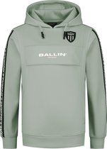 Ballin Amsterdam -  Jongens Slim Fit   Hoodie  - Groen - Maat 164