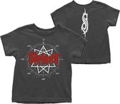 Slipknot Kinder Tshirt -18 maanden- Star Logo Zwart