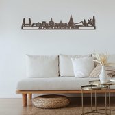 Skyline Alphen Aan Den Rijn Notenhout 165 Cm Wanddecoratie Voor Aan De Muur Met Tekst City Shapes