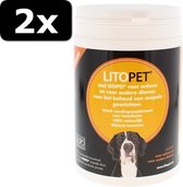 2x LITOPET POEDER HOND 500GR