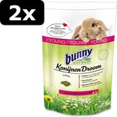 2x KONIJNENDROOM YOUNG 1,5KG