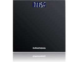 Grundig Digitale Personen Weegschaal - Weegschaal tot 180kg - Personenweegschaal meet in kg/lb - Precisieweegschaal tot 500gr Nauwkeurig - met Digitaal Display - Zwart - Glas Grundig Digitale Personen Weegschaal - Weegschaal tot 180kg - Personenweegschaal meet in kg/lb - Precisieweegschaal tot 500gr Nauwkeurig - met Digitaal Display - Zwart - Glas