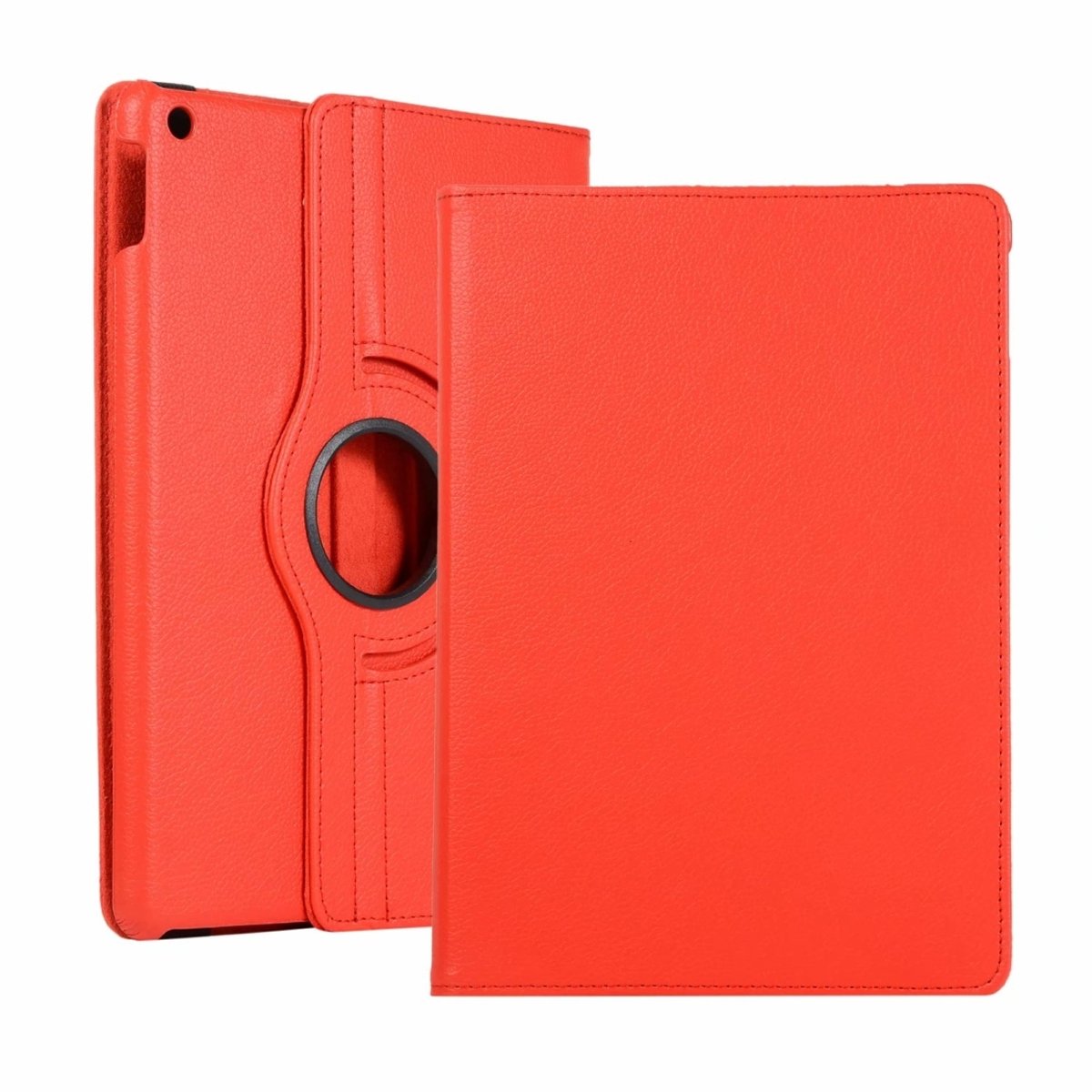 Mobigear Tablethoes geschikt voor Apple iPad 9 (2021) Hoes | Mobigear DuoStand Draaibare Bookcase - Rood