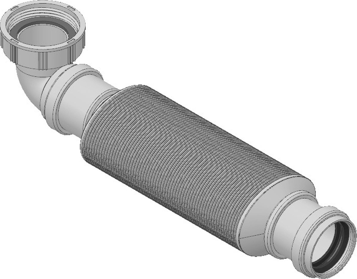 Duco Ducobox Leidingsifon 0, 90, 180 Graden 0000-4376