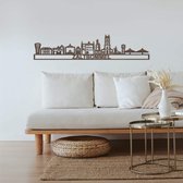 Skyline Zaltbommel Eikenhout 130 Cm Wanddecoratie Voor Aan De Muur Met Tekst City Shapes