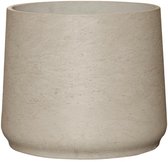 Pots de poterie Flowerpot Patt Grey gris lavé D 20 cm H 16,5 cm