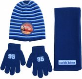 winterset Cars junior acryl lichtblauw/blauw 3-delig