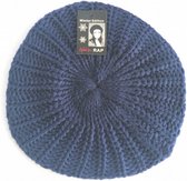 baret France dames acryl marineblauw one-size