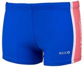 zwemboxer jongens polyamide/elastaan blauw/roze maat 140