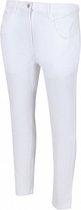 broek Gabrina dames katoen wit maat 38