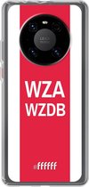 6F hoesje - geschikt voor Huawei P40 Pro -  Transparant TPU Case - AFC Ajax - WZAWZDB #ffffff