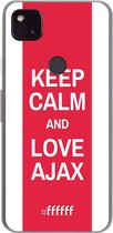 6F hoesje - geschikt voor Google Pixel 4a 5G -  Transparant TPU Case - AFC Ajax Keep Calm #ffffff